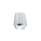 Shark - Stemless Wine Glass with Hand-Blown Figure Inside - 18-oz - Mellow Monkey
