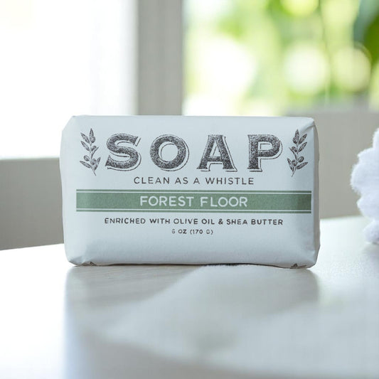 Forest Floor Scented Olive Oil & Shea Butter Milled Bar Soap - Mellow Monkey