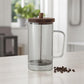 French Press Coffee Maker w/ Acacia Wood Lid - Mellow Monkey