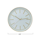 Minimalist Aura Wall Clock - 13-1/2-in - Mellow Monkey