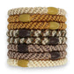 Oatmeal - Grab & Go Ponytail Holders - L. Erikson - Set of Eight - Mellow Monkey
