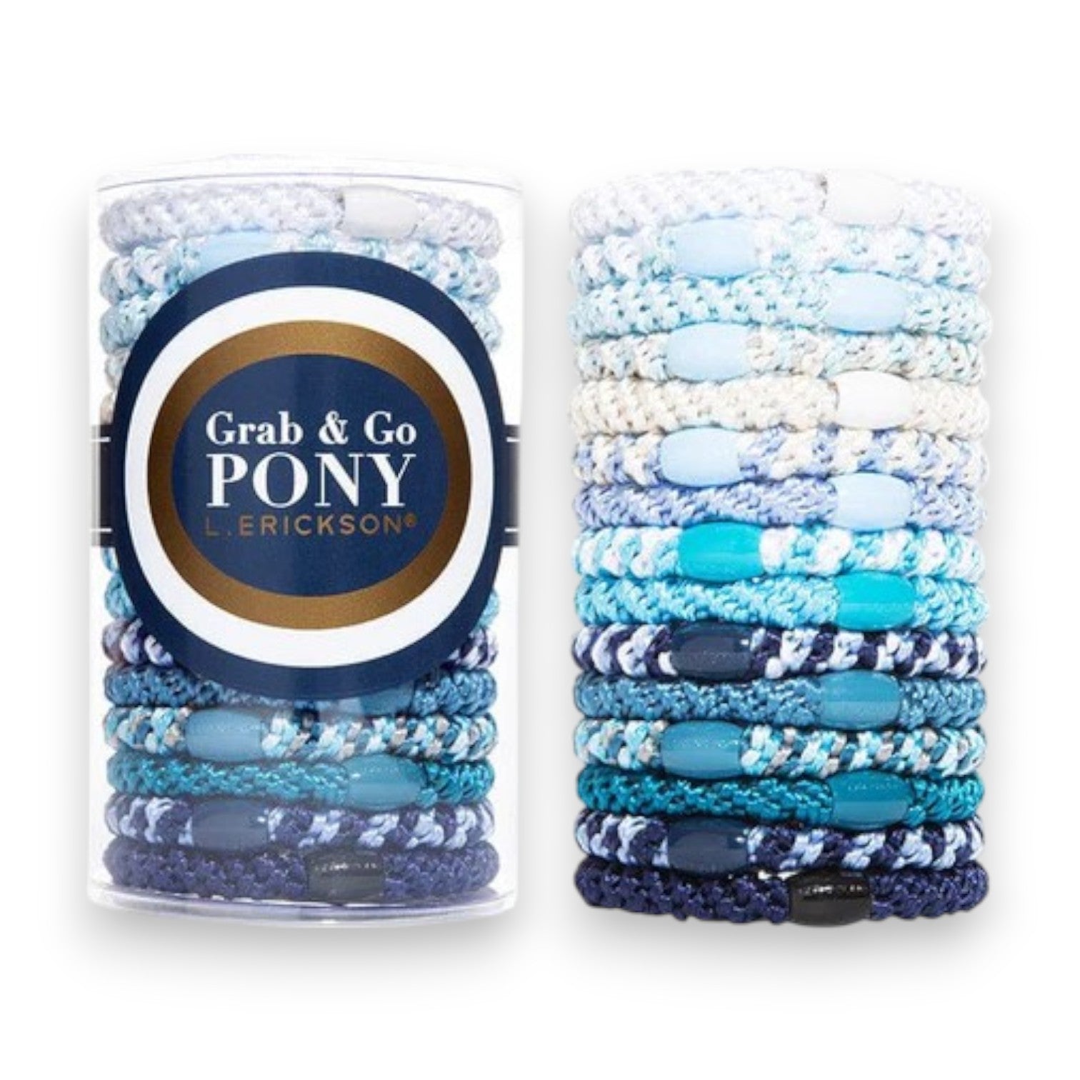 Coastal - Grab & Go Ponytail Holders - L. Erikson - Tube of 15 - Mellow Monkey