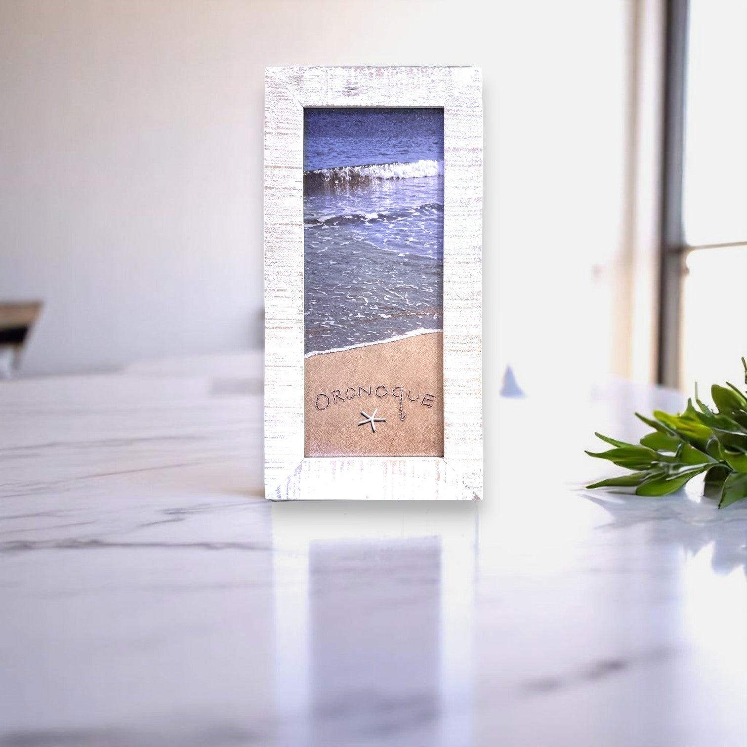 Oronoque - Framed Waves - 10-1/2-in - Mellow Monkey