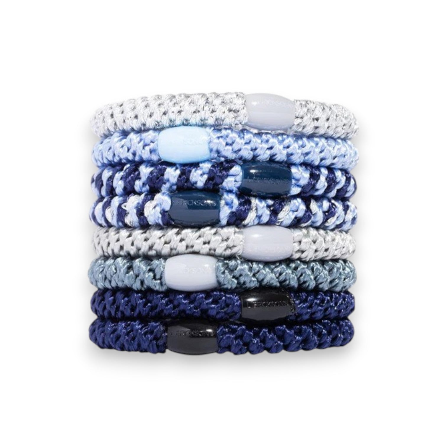 Denim - Grab & Go Ponytail Holders - L. Erikson - Set of Eight - Mellow Monkey