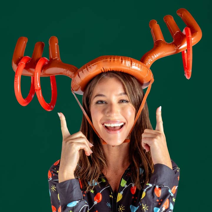 Inflatable Antler Ring Toss - Mellow Monkey