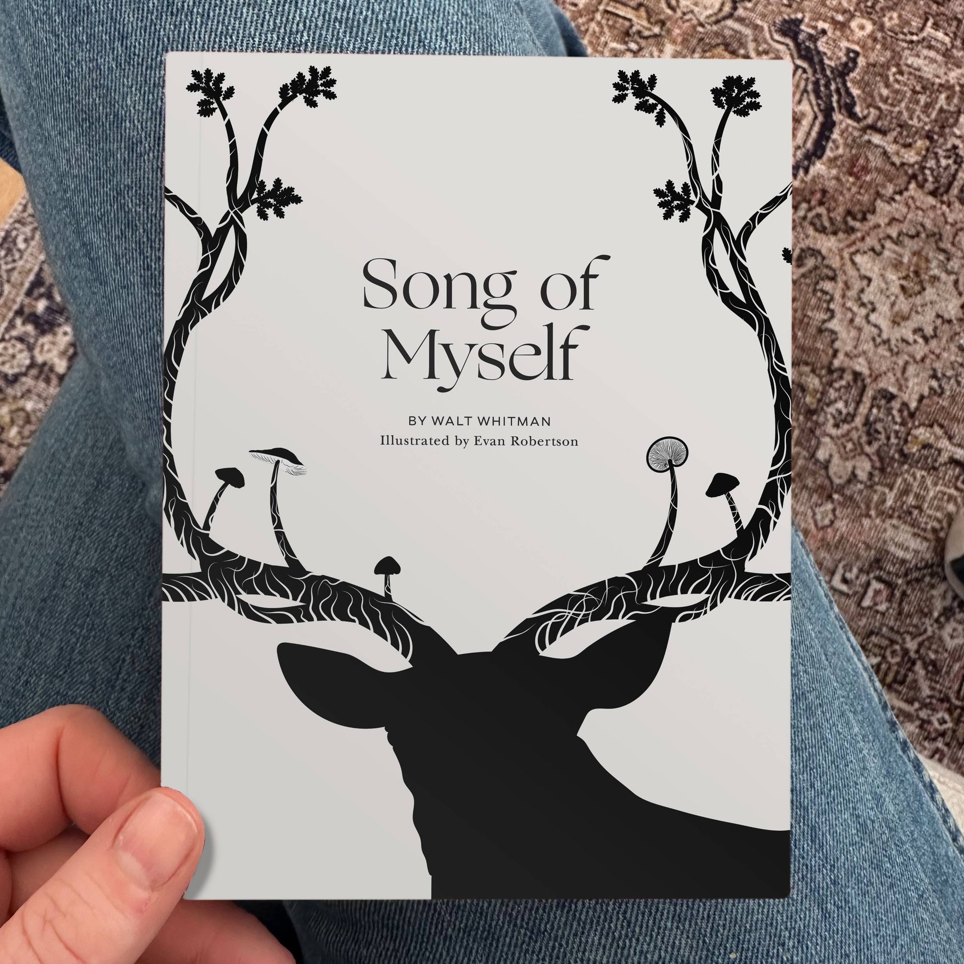 Song of Myself by Walt Whitman, Illustrated Mini Book - Mellow Monkey