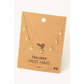 New York Station Charm Necklace - 18k Gold Dipped - Mellow Monkey