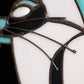 Tiffany-Style Black Cat Stained Glass Window Panel - 17-in - Mellow Monkey