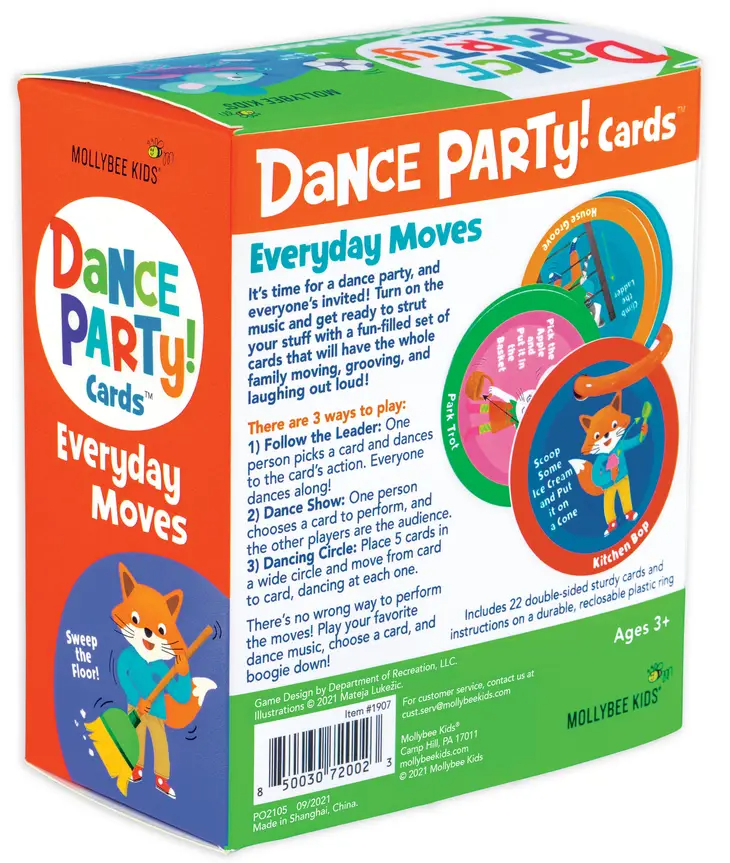 Dance Party Cards - Everyday Moves - Mellow Monkey