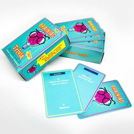 Brainiac Trivia Cards - Mellow Monkey