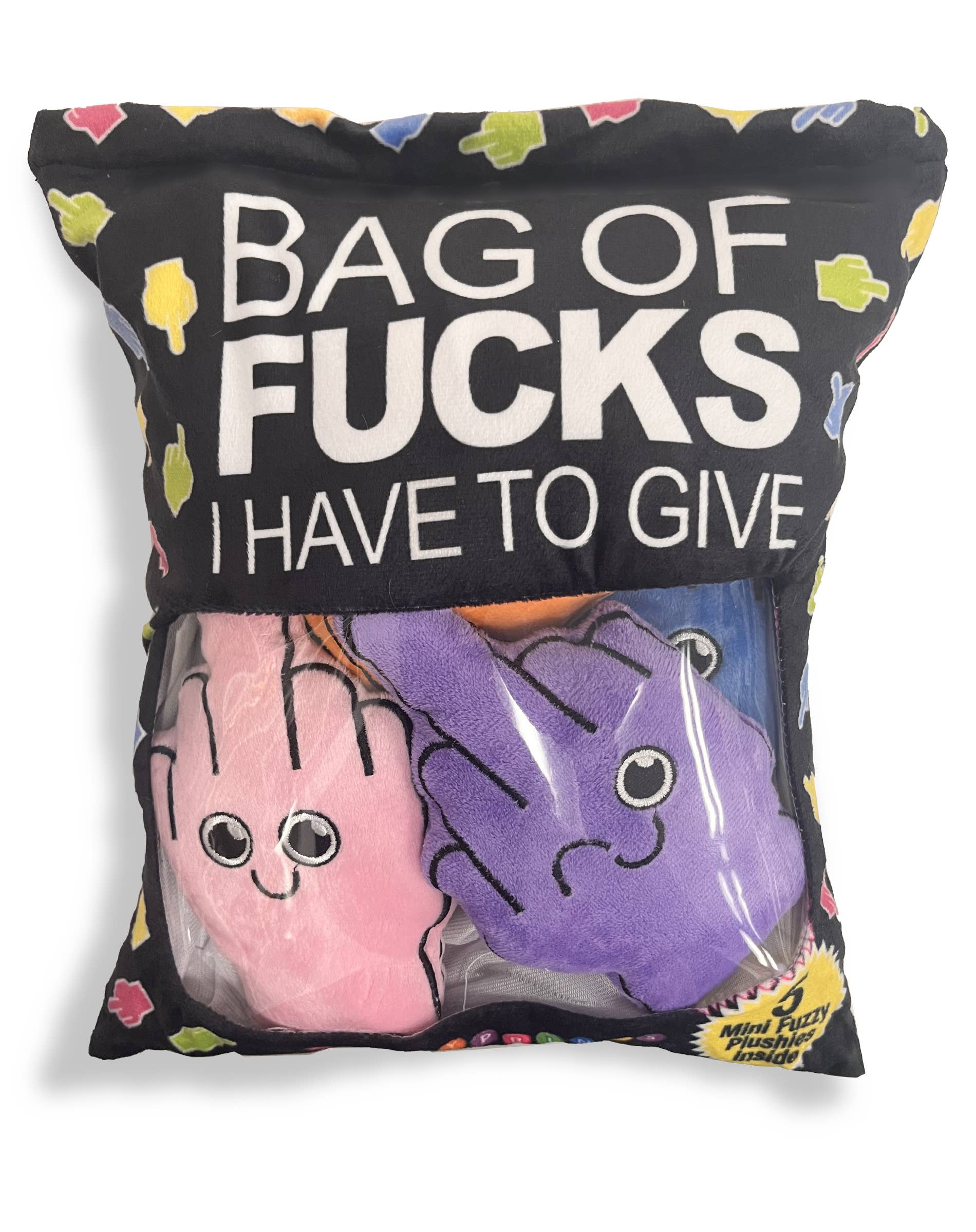Bag of Fucks I Have To Give - Plushy Pillows Set of 5 - Mellow Monkey