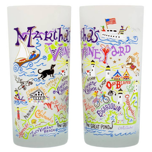 Catstudio Martha's Vineyard Drinking Glass - 15-oz. - Set of 2