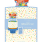 Freshcut Paper Confetti Birthday Cake Pop-Up Greeting Card - Mellow Monkey