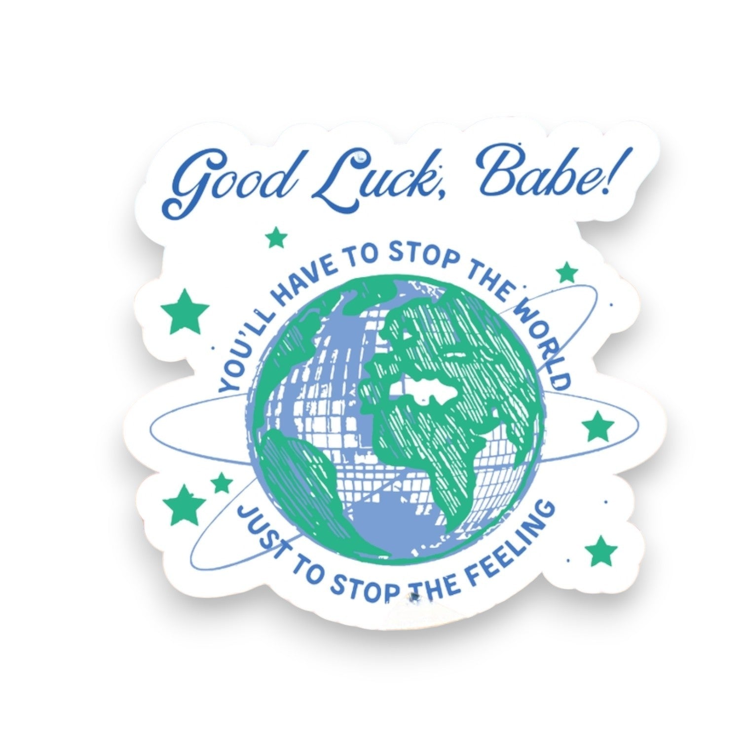 Good Luck Babe Sticker - Mellow Monkey