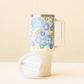 Blue Green Beyond Blooms - Take Me Everywhere 40-oz. Tumbler - Mellow Monkey