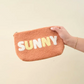 Sunny - Teddy Zippered Pouch - Mellow Monkey