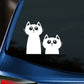 Two Cats Car Decal - Mellow Monkey