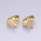 14K Gold Filled Mouse Animal Minimalist Cartilage Huggie Earrings | AE957 - Mellow Monkey