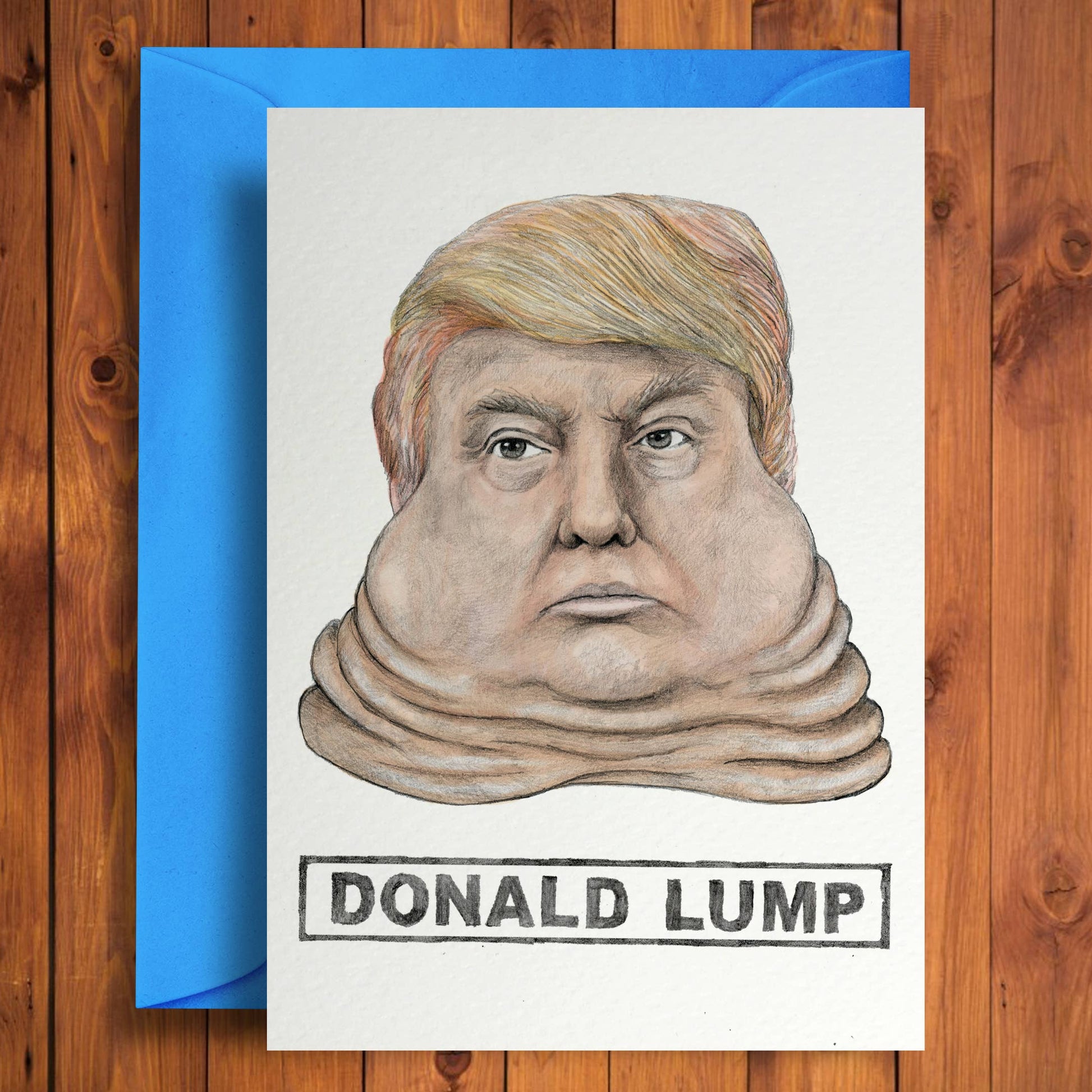 Donald Lump - Greeting Card - Mellow Monkey