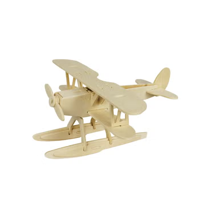 Hydroplane - Seaplane: 3D Wooden Puzzle - Mellow Monkey