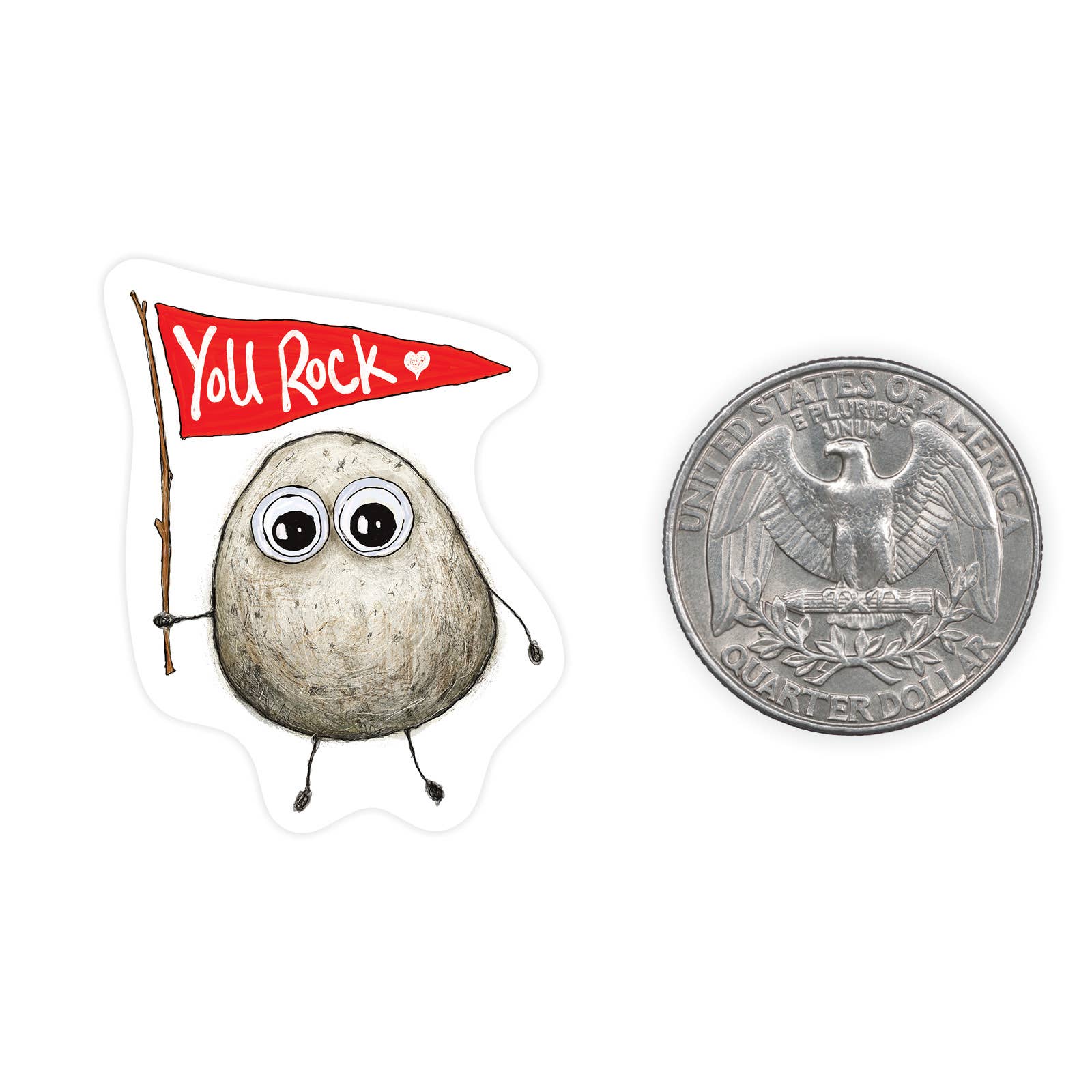 You Rock - Mini Sticker #17 - Mellow Monkey