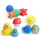 Itzy Splash Gift Set™ Soft Bath + Water Toys - Mellow Monkey