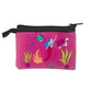Embroidered Mermaid Sea Life Art Ecuadorian Coin Purse Pouch