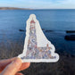 lighthouse Heart Shaped Rocks Vinyl Decal / Sticker - Mellow Monkey