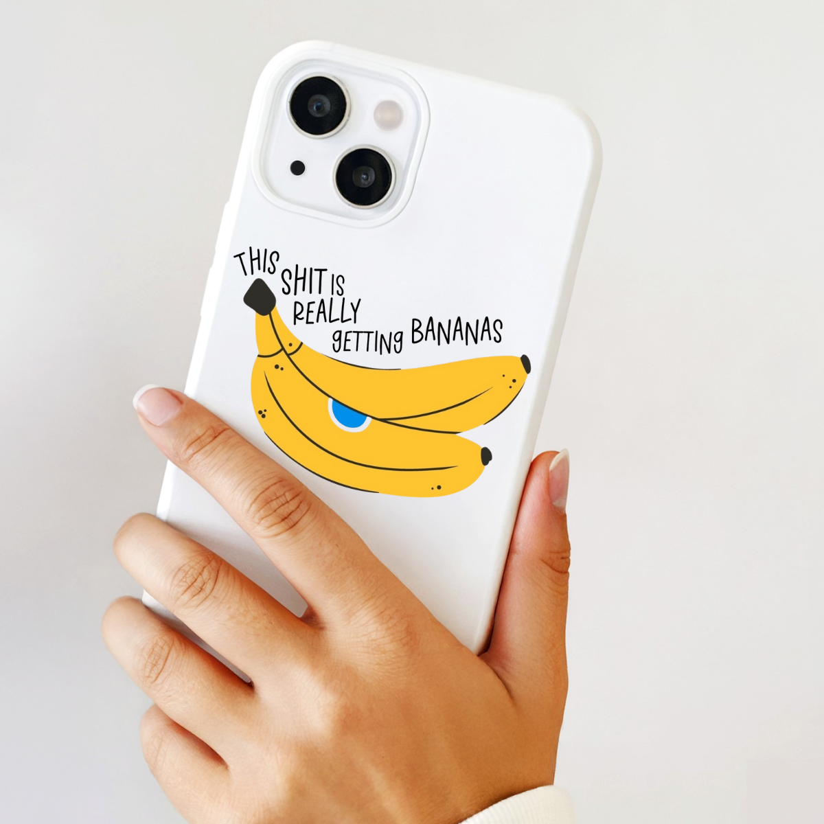 This Shit Is Really Getting Bananas - Vinyl Decal Sticker - Mellow Monkey