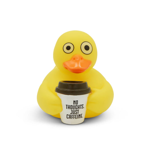 “No Thoughts. Just Caffeine” Rubber Duck - Mellow Monkey
