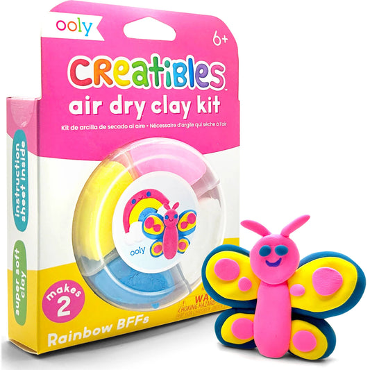 Rainbow Pals - Creatibles Air Dry Clay BFFs Kit - Mellow Monkey