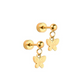 Screwback Stud Earrings - Millie Butterfly - Mellow Monkey