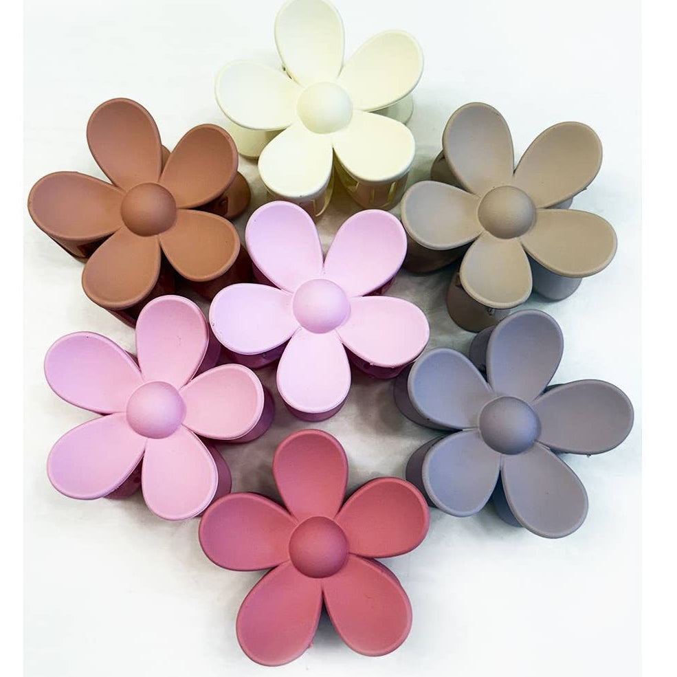 Daisy Claw Clip - Matte Sweet Colors - Mellow Monkey