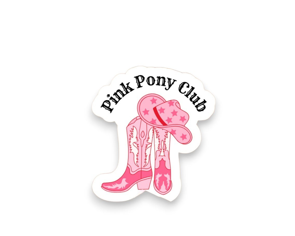 Pink Pony Club Sticker - Mellow Monkey