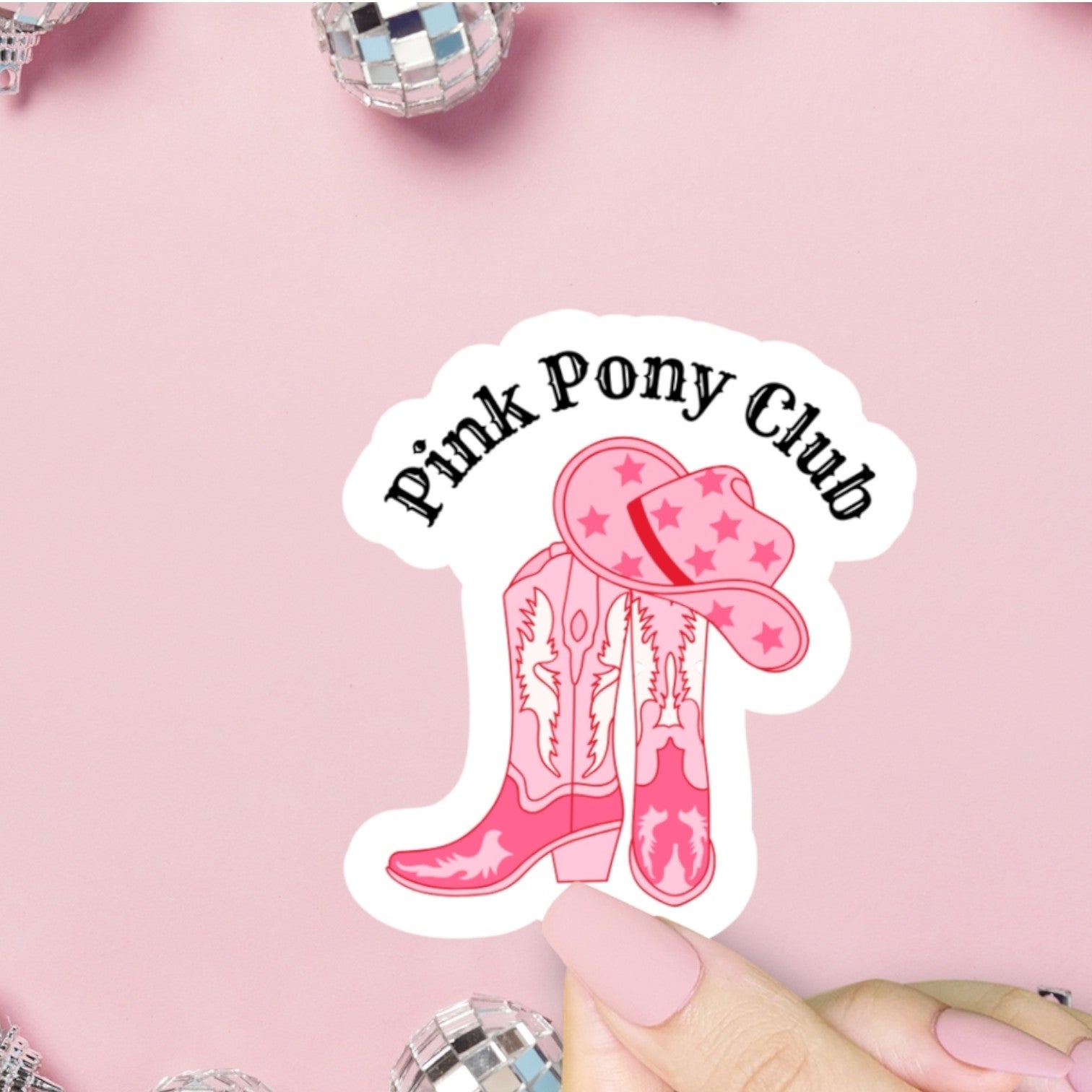 Pink Pony Club Sticker - Mellow Monkey