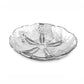 Mellow Monkey OCEAN Sand Dollar Large Bowl in silver aluminum alloy, 12.5-in.