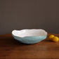 ENCANTO Nuevo Large Bowl (Turquoise and White)
