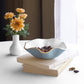 ENCANTO Carola Small Round Bowl (Turquoise and White)