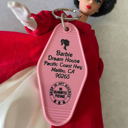 Motel Key Fob - Barbie Dream House - Mellow Monkey