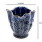Deep Coral - Porcelain Ceramic Wave Vase - 4.5 x 4.5 x 4.5-in - Mellow Monkey