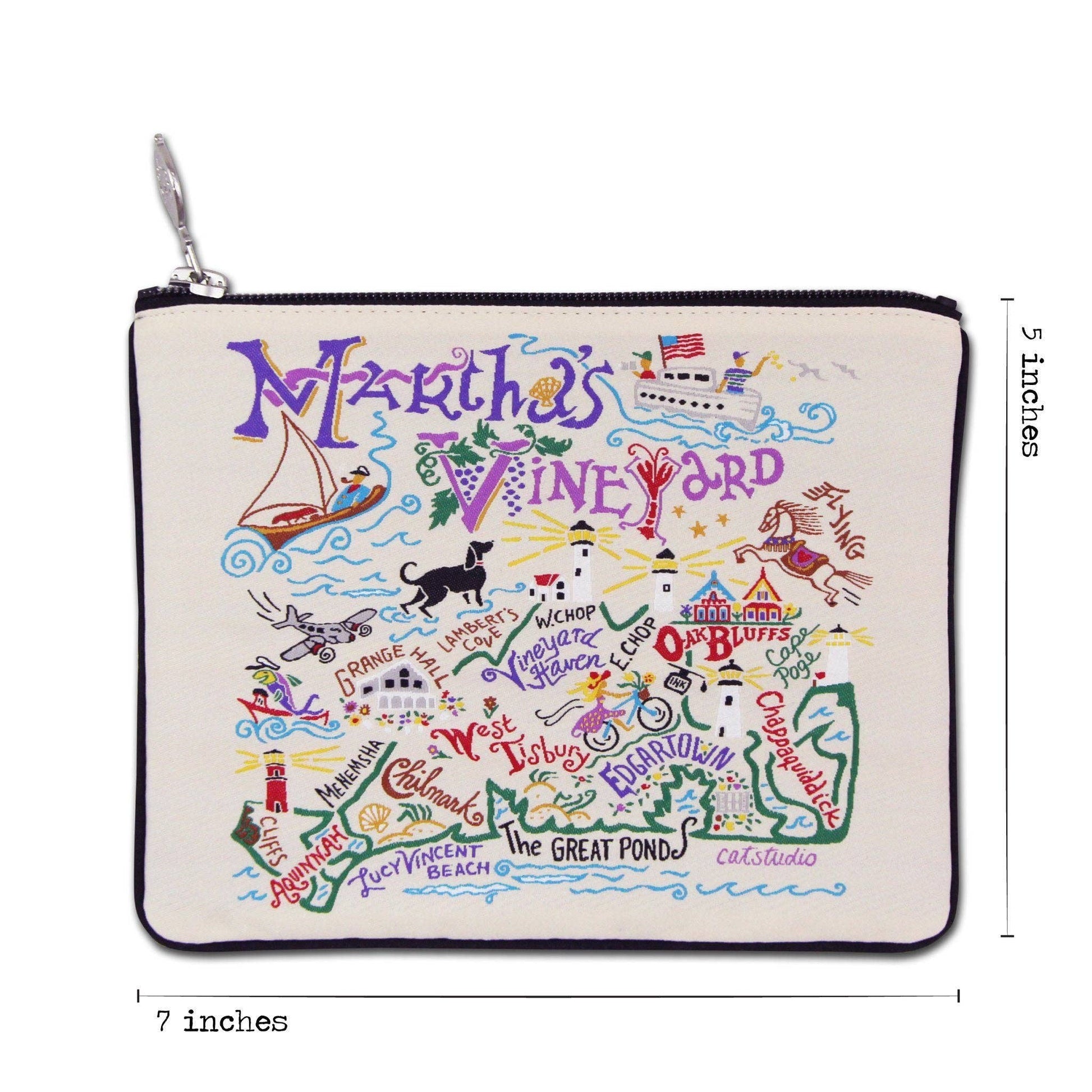 Martha's Vineyard Zip Pouch - Mellow Monkey