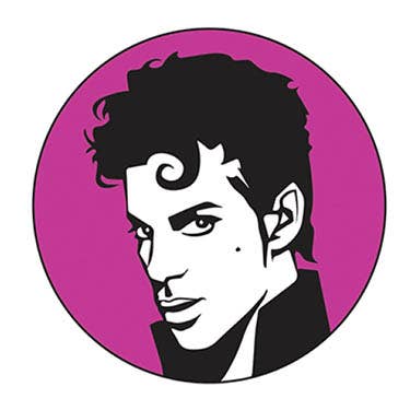 Purple Man - Pin Back Button - 1-1/4-in