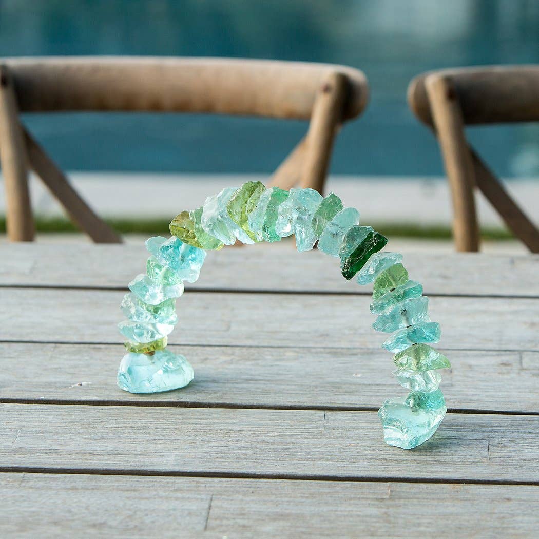 Recycled Glass - Cairn Arch - 12-in - Mellow Monkey