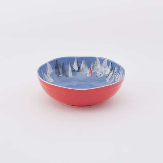 Race Day Melamine Bowl - Small - Kim Hovell Art