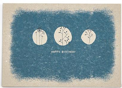 Happy Birthday - Recycled Paper Card - Mellow Monkey