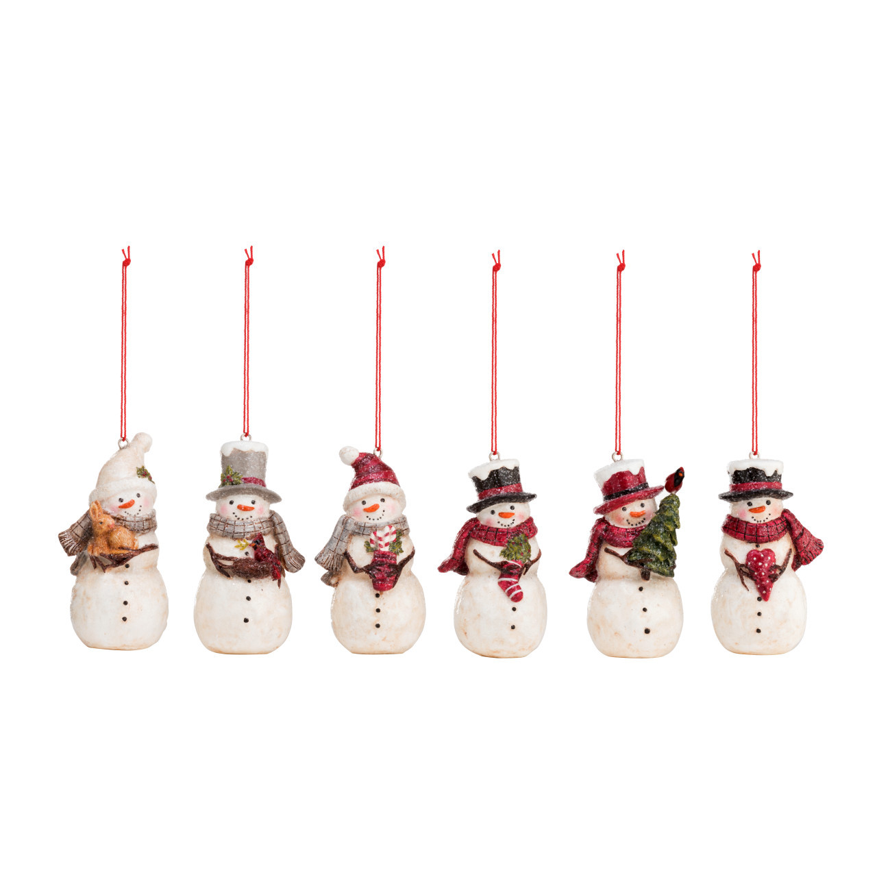 Mini Snowman Ornament - 3-in - Mellow Monkey