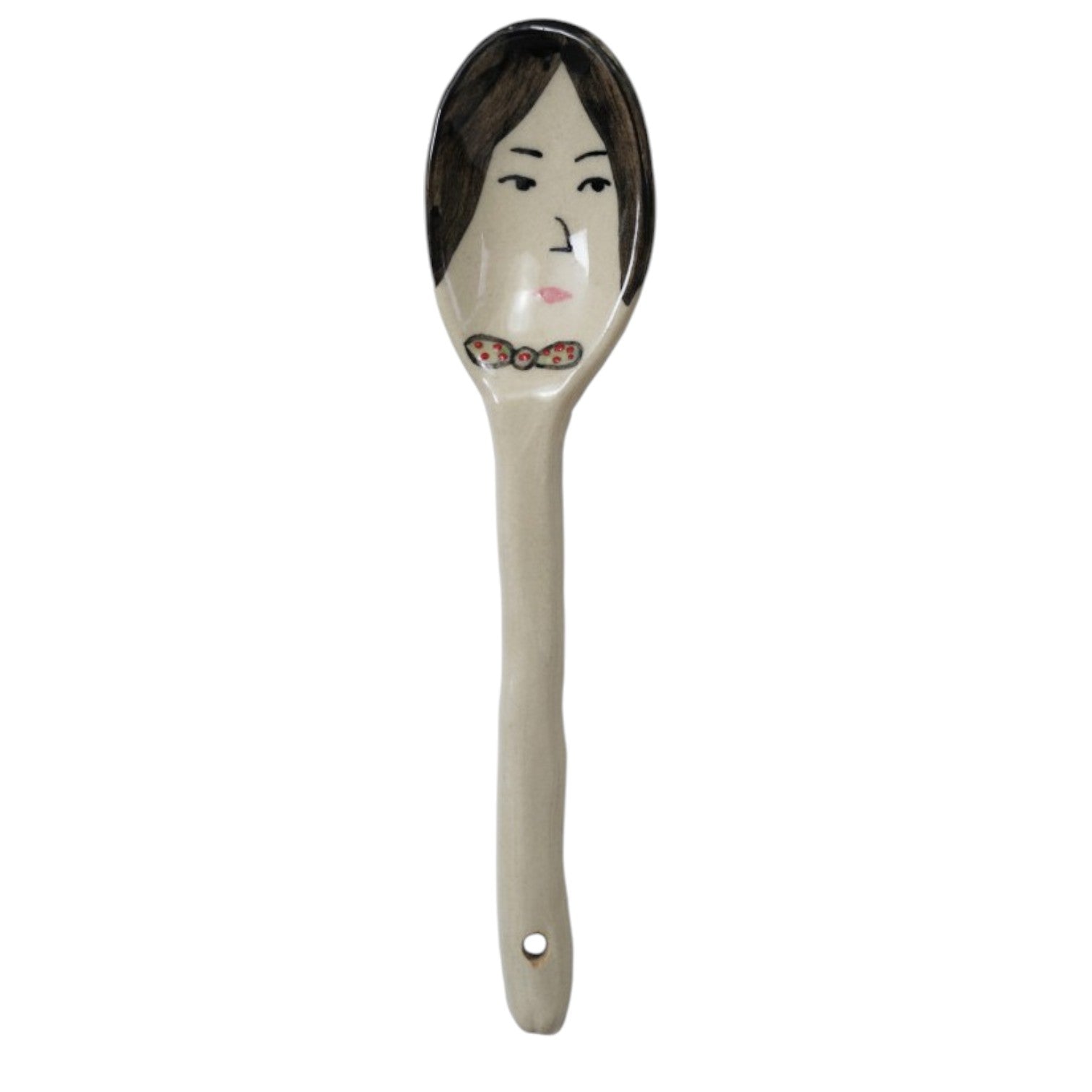 Hand Painted Stoneware Spoon - Mellow Monkey