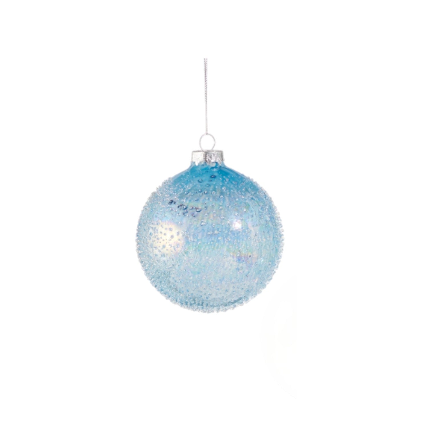 Glass Textured Ornament - 4-in. - Mellow Monkey