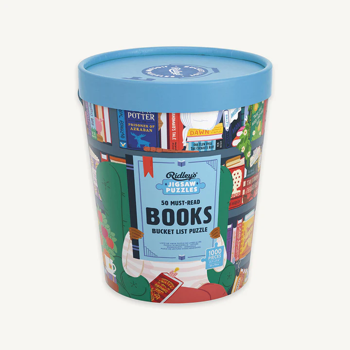 50 Must-Read Books Of The World - 1000 Piece Puzzle - Mellow Monkey