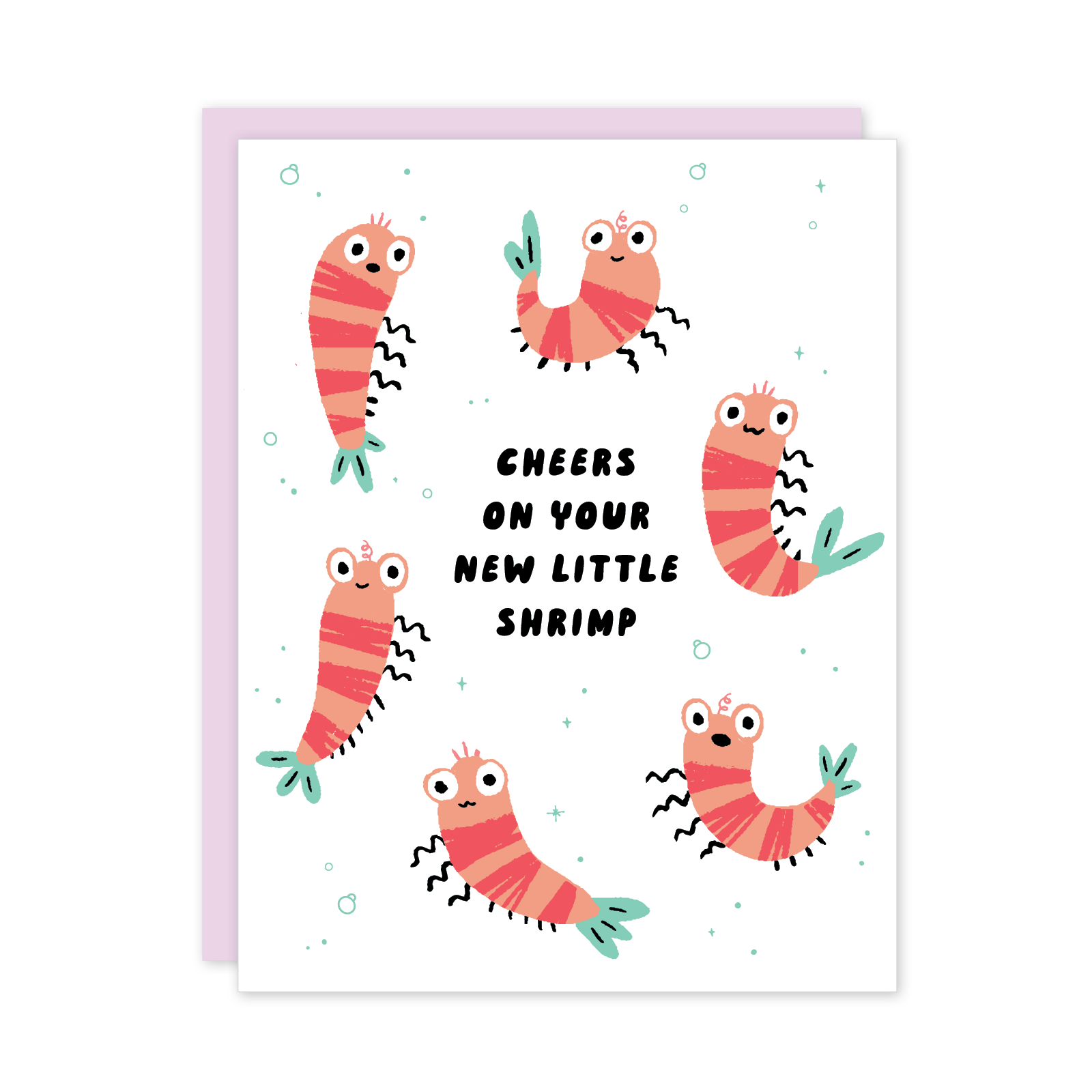 Baby Shrimp - Baby Card - Mellow Monkey